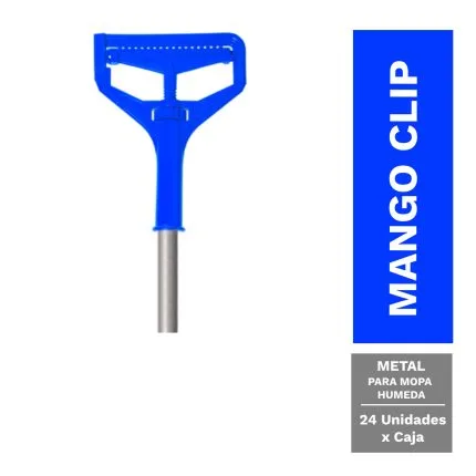 Porta Mopa Clip con Mango Completa